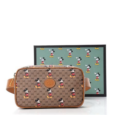 gucci mickey mouse belt|Gucci Mickey Mouse print bag.